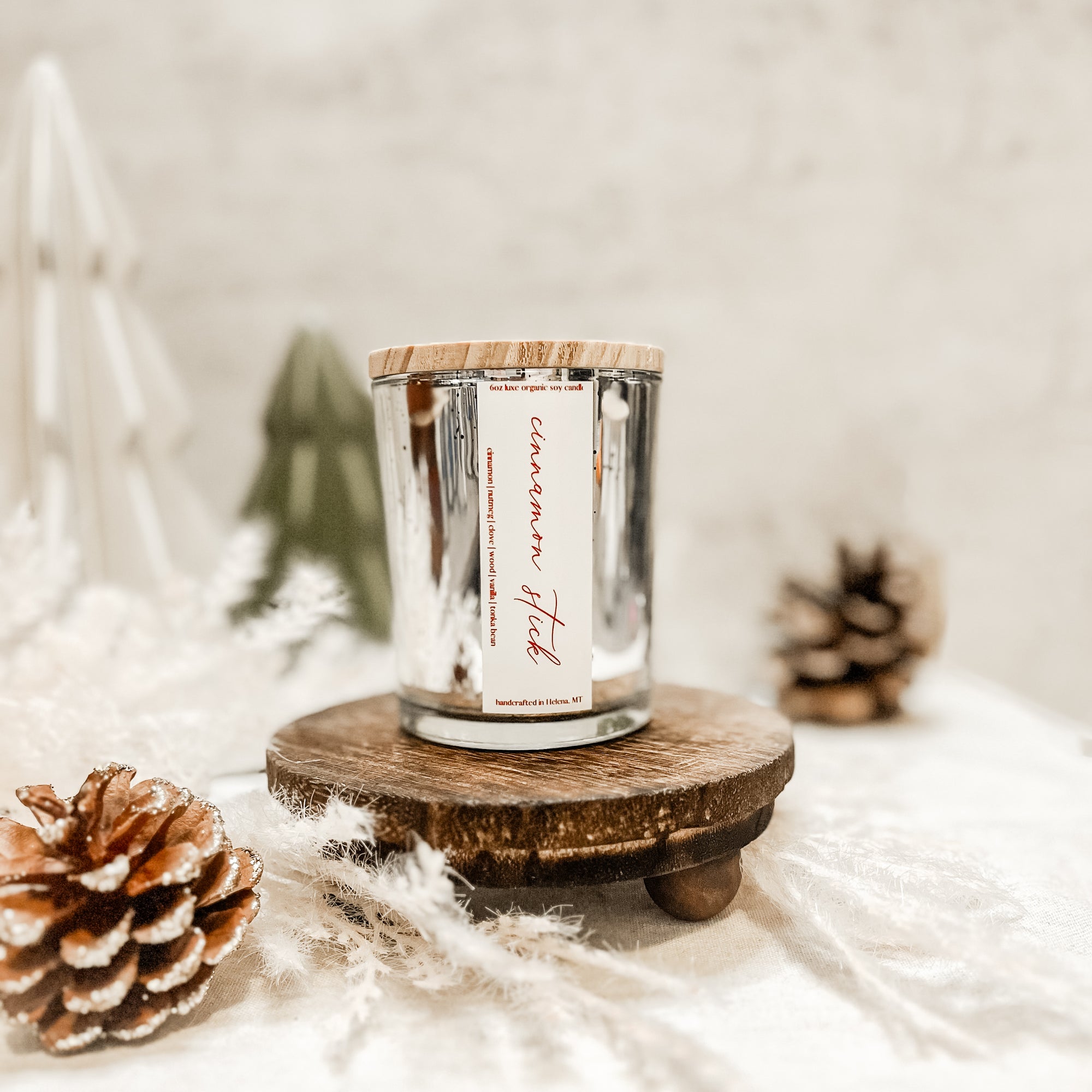 Cinnamon Stick Wooden Wick Soy Candle