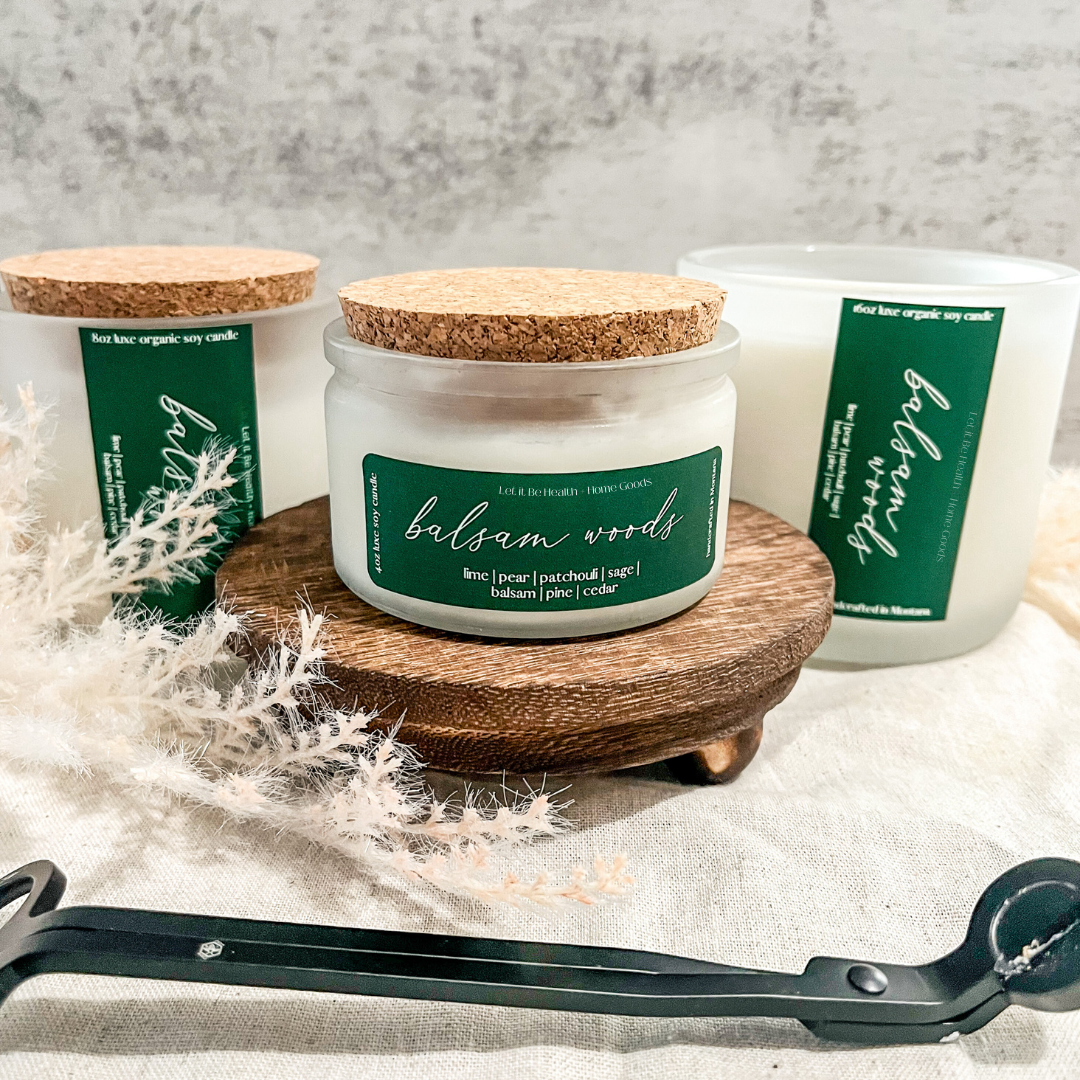Balsam Woods - Wooden Wick Soy Candles