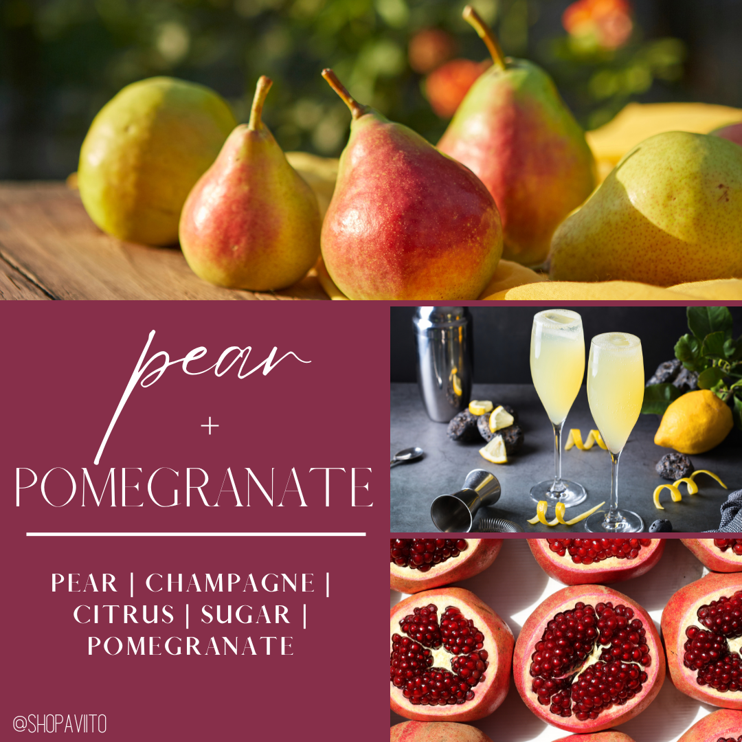 Pear + Pomegranate Car Freshie