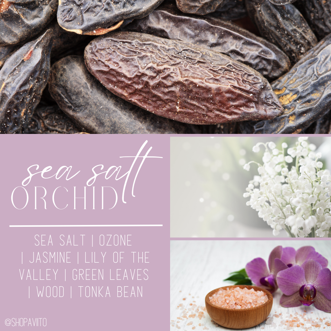 Sea Salt Orchid Car Freshie